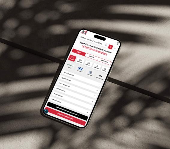 Redesign inzertního portálu AutoSystem.cz s pokročilou filtrací vozů