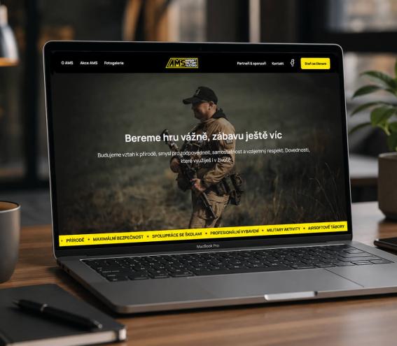Tvorba webu pro Airsoft a Military Slezsko
