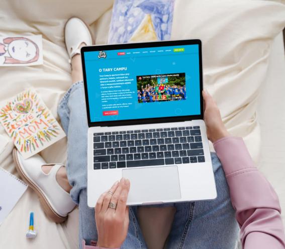 Web a registrační systém pro dětské tábory Tary Camp