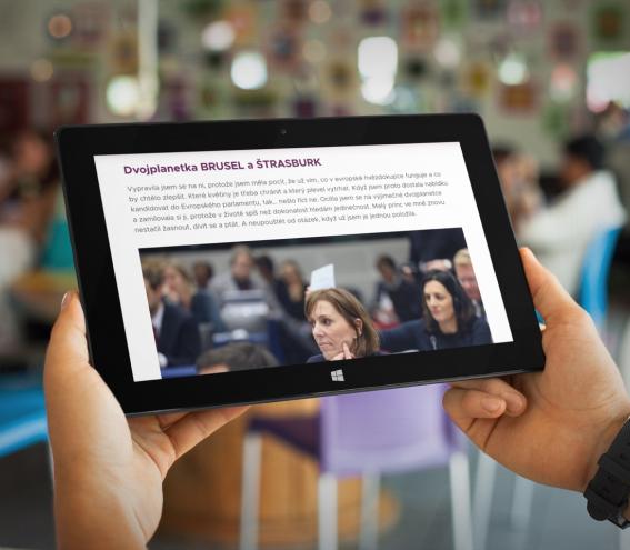 Oficiální web pro evropskou poslankyni Martinu Dlabajovou