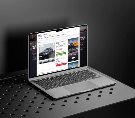 Redesign inzertního portálu AutoSystem.cz s pokročilou filtrací vozů