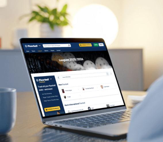 Tvorba portálu s florbalovými statistikami na míru – Floorball Data