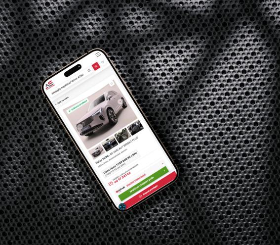 Redesign inzertního portálu AutoSystem.cz s pokročilou filtrací vozů